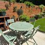 Outdoor dining table and chairs Image 2
