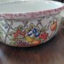 Vintage Italian fruit bowl set features hand painted fruit decorations Image 2