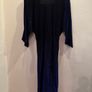 ZARA Shimmery Blue Wrap Front Midi Dress Size S! Image 10