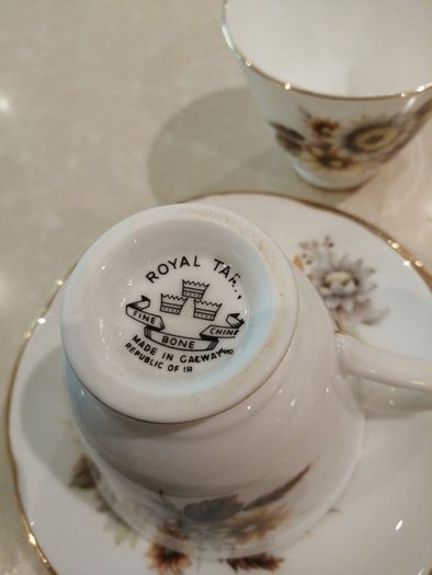 Vintage Royal Tara Bone china trio
