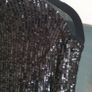 UNSIGNED black sequins and sheer bodycon Sz 8 Image 4