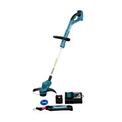 Makita DUR193RT 18V 26cm Cordless Strimmer kit with BL1850B 5ah & DC18RC Charger