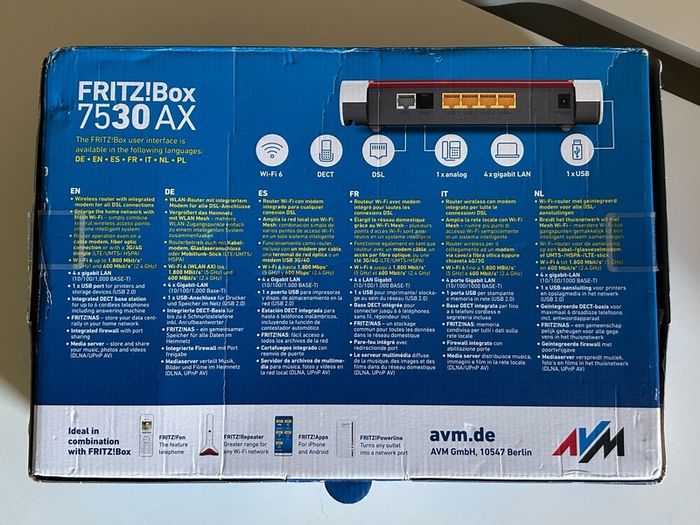 Fritz! 7530 AX WiFi 6 router