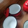 Vintage enamel pots Image 5