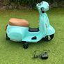 Vespa Electric kids ride on 7.2V Electric Scooter GPS Mini  -Needs new battery Image 2
