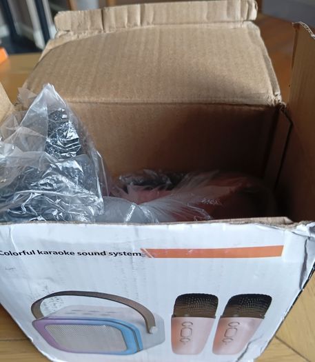 Child's Karaoke Machine &LED Light