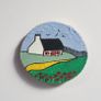 Hand painted wooden magnet Image 2