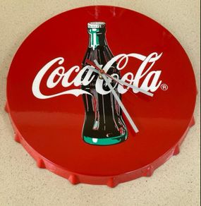 Coca Cola Metal Wall Clock 33 cm