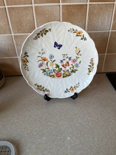 Aynsley Bone China Cottage Garden 10/1/4" Cake plate