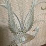 Vintage Fire Screen (featuring embroidered Peacock) Image 3