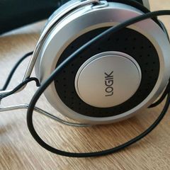 Logic Slim Stereo Headphones with Adjustable Microphone