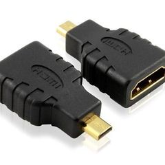 New HDMI Female to Type D Micro HDMI Male Adapter Converter Gold Plated #391