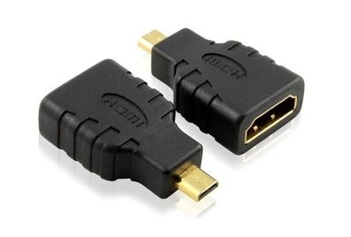 New HDMI Female to Type D Micro HDMI Male Adapter Converter Gold Plated #391