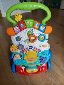 VTech Infant VTech Baby First Steps Baby Walker Red