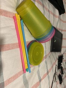 plastic cups