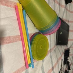 plastic cups