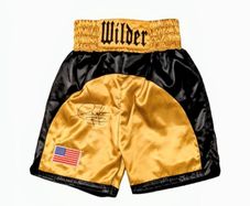Signed Deontay Wilder Shorts