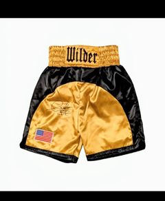 Signed Deontay Wilder Shorts