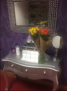 Silver dressing or hall table