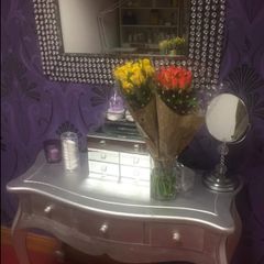 Silver dressing or hall table