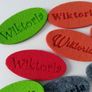 Custom Back to School Personalised Unique Luggage Felt Tag Bespoke Travel Image 3
