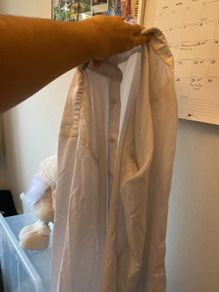 Three white button up shirt
