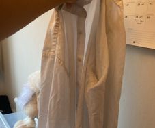 Three white button up shirt