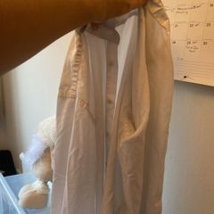 Three white button up shirt