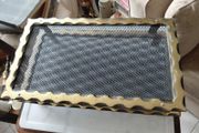 Antique French brass mesh ventilation grills