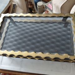 Antique French brass mesh ventilation grills