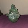 Antique Chinese Green Quartz Carved Lidded Jar Image 3