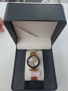 SENO Rhinestone Bracelet Watch