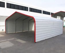 20ft x 20ft Heavy Duty Metal Carport Shelter