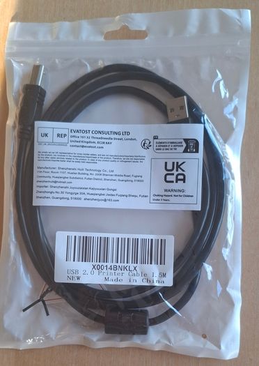 UsB printer cable