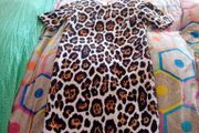 ladies dress. Brand new. River Island. Size 8. Leopard print
