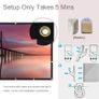 Projector Screen ,120 inch 16:9 Foldable Anti-Crease Movie Screen for Home, Office, Party, Classroom, Outdoor Indoor Movies. Image 5
