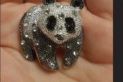 Panda Brooch