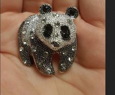 Panda Brooch