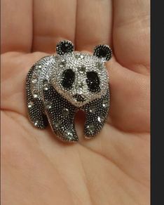 Panda Brooch
