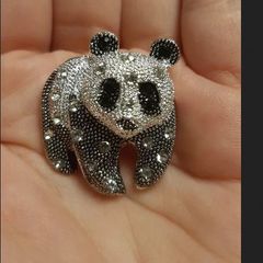 Panda Brooch