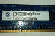 Nanya 2GB 1rx8 PC3 10600s Laptop Ram