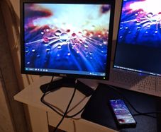 Dell LCD monitor, 19" (for desktop PC)