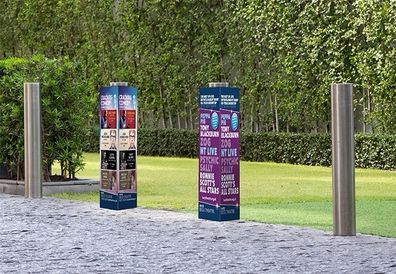 Printed Bollard Covers signs prints