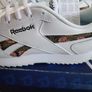 Reebok trainers runners white / floral Image 4
