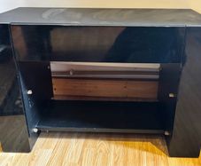 Black Gloss TV Unit / Storage Cabinet table