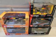Formula 1 Red Bull Max Verstappen Race Car Models Bburago 1/43 and 1/32