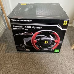 Thrustmaster Ferrari 458 spider waxing wheel