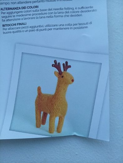 Needle Felting kit "Reindeer"