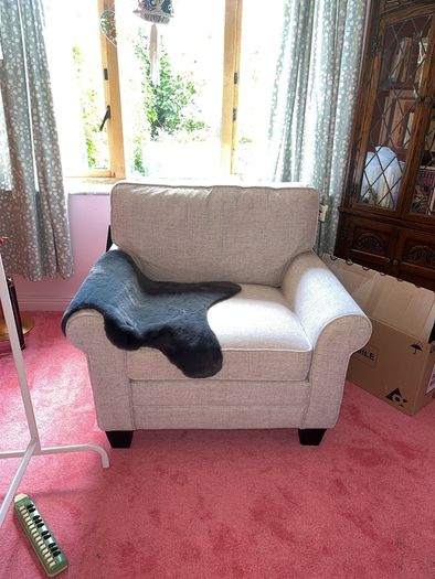 Brand new grey armchair x2 one new and one lightly used