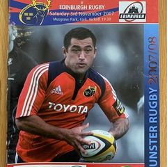 2007 Munster v Edinburgh - Magners League Programme